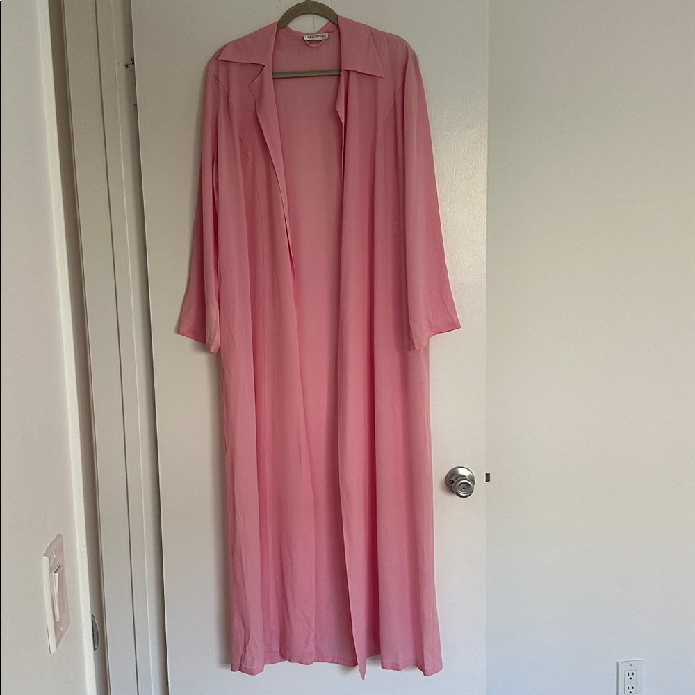 Malizia by La Perla Pink Robe 100% Silk